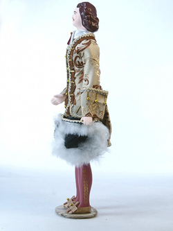 Кукла коллекционная Пётр Первый в бальном костюме