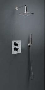 Встраиваемый термостатический смеситель для душа на 1 выход ALEXIA 362411SNC никель