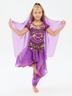 Костюм для восточных танцев Шахерезады 4 предмета Новый год