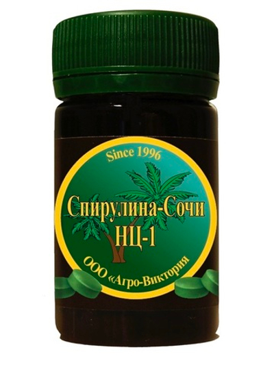 СПИРУЛИНА НЦ 1 (без добавок) 90 ТАБЛ