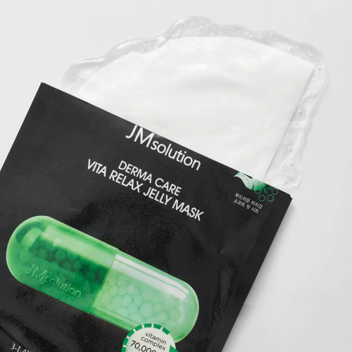 JMsolution Derma Care Vita Relax Jelly Mask тканевая маска с чайным деревом и желирующей эссенцией