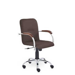 Кресло Самба GTP TG СН D8 (темный орех) S-0429 (шоколадный)