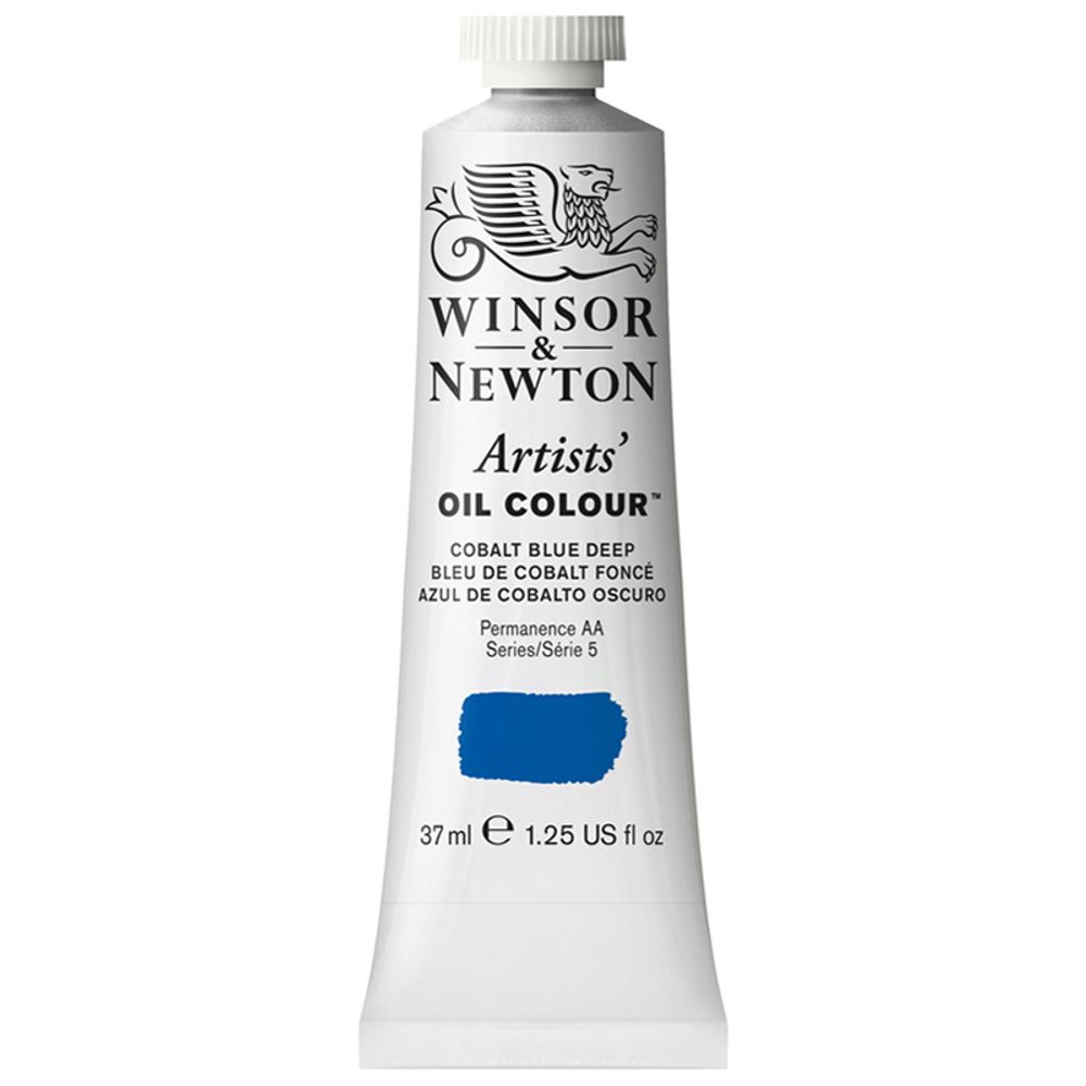 Краска масляная профессиональная Winsor&Newton "Artists Oil", 37мл, насыщенно-синий кобальт