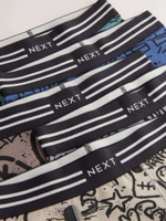 Трусы для мальчика Next E98-871, 5 шт., Серый, Черный, Синий