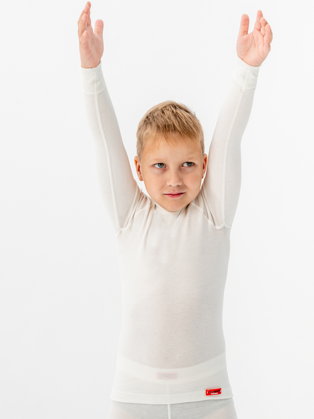 Футболка детская термо унисекс белый