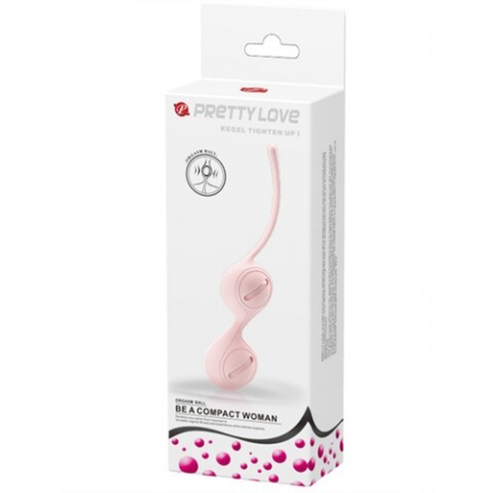 Вагинальные шарики со смещенным центром тяжести (бледно розовый)