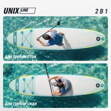 SUP-борд UNIX Line Голубая лагуна / Blue Lagoon (320 см)