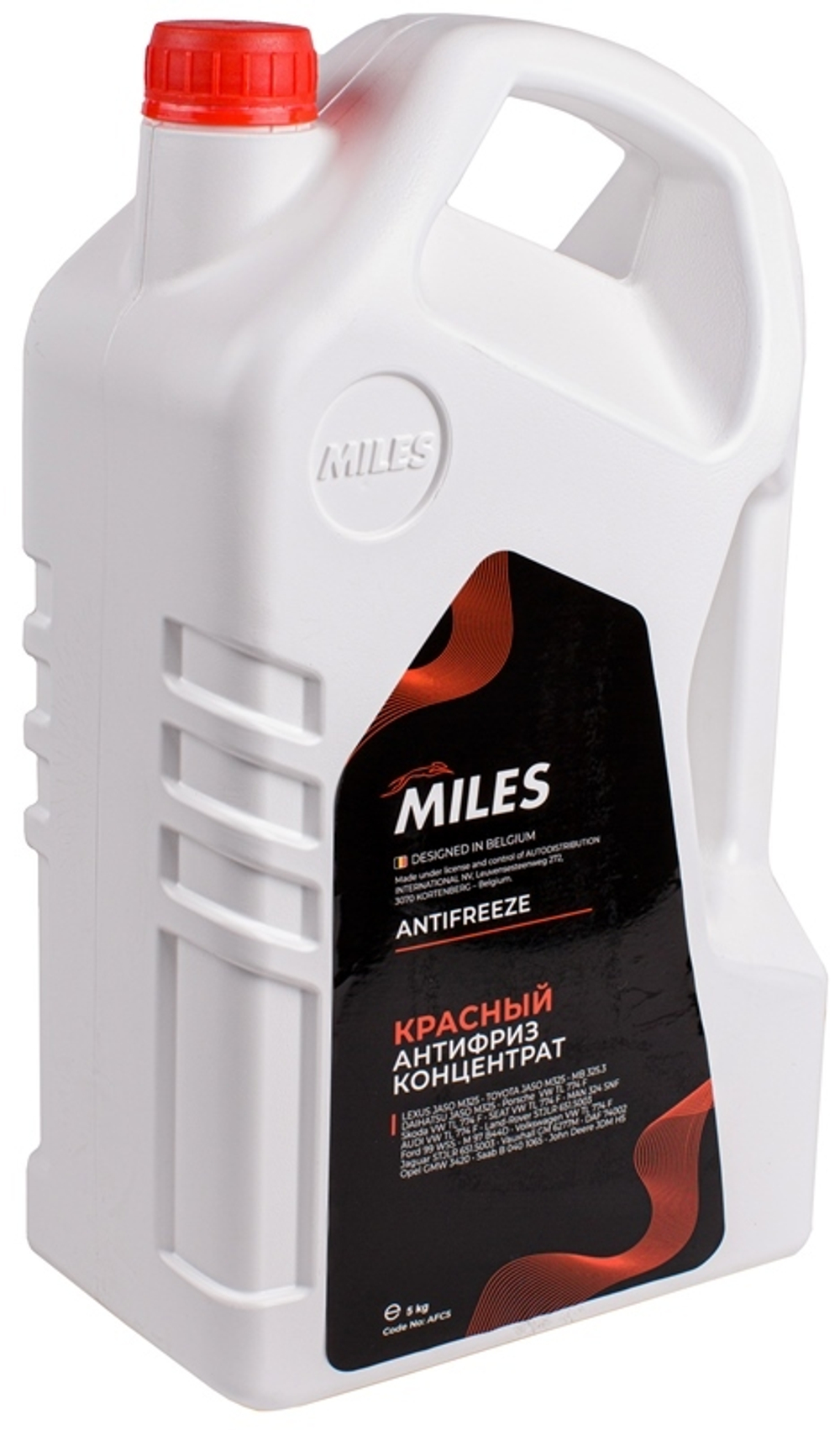 Антифриз MILES красный G12/G12+ концентрат 5кг