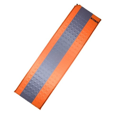 Коврик самонадувающийся BTrace Basic 2,5 , 180х50х2,5 (M0201) (оранжевый/серый)
