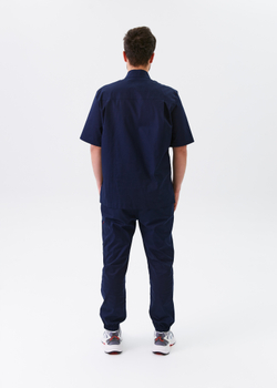 Топ медицинский унисекс Хэритаж, нэви хлопок