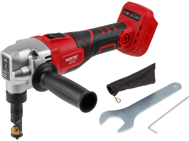 Аккум. ножницы высечные WORTEX CNB 1825 XLT SOLO БЕСЩЕТ., 18 В, 900-2000 ход/мин, до 2,5 мм