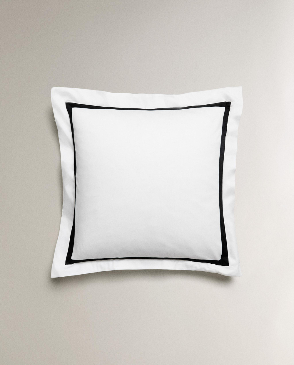 Наволочка Zara Home сатин, хлопок 100%, однотонный, 5136/091