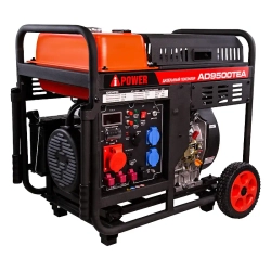 A-iPower AD9500TEA дизельный генератор с блоком АВР 400В/25А (8 pin) 20406/29707