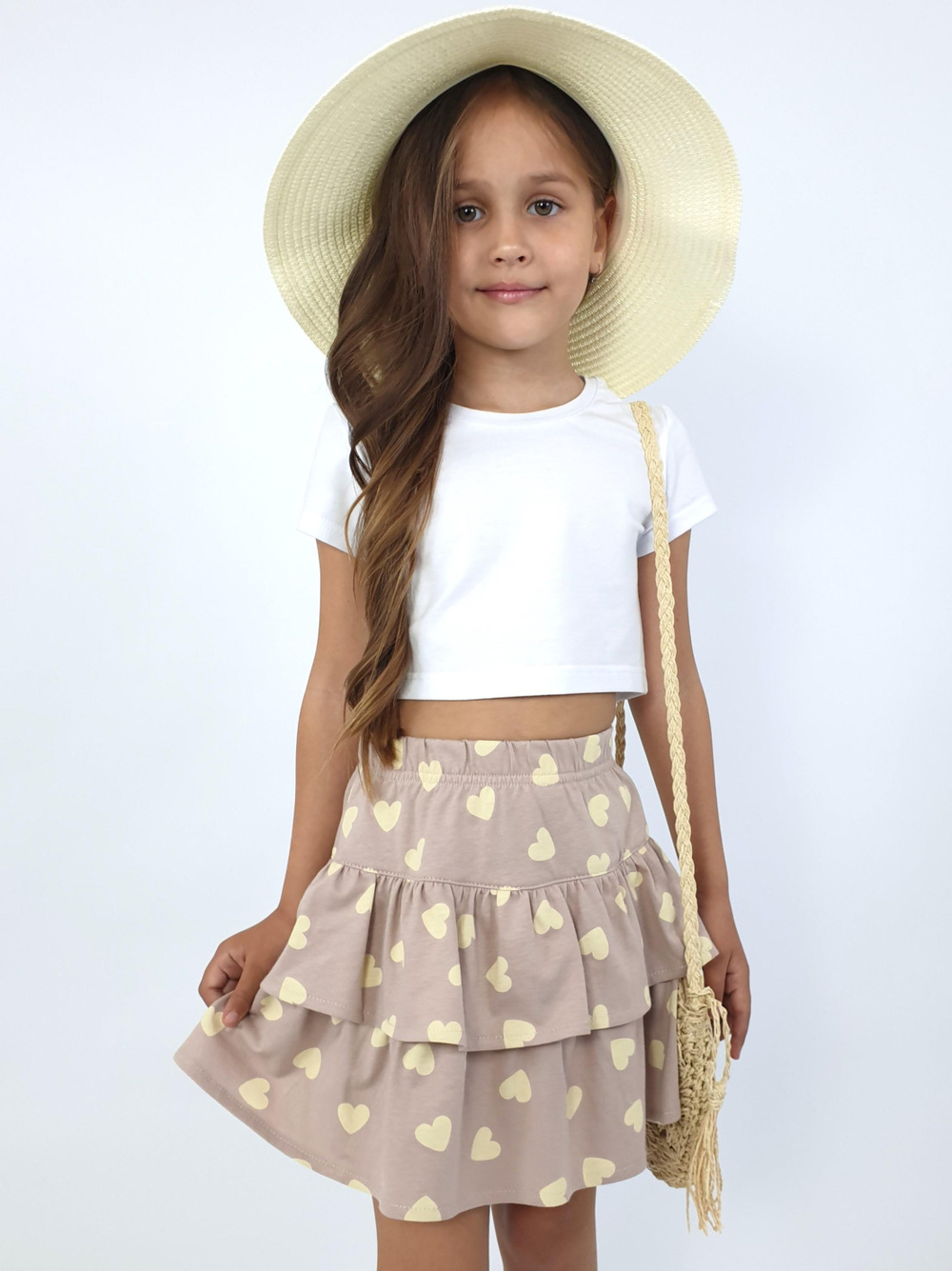 718-12 Юбка для девочки