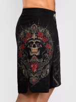 Шорты ММА Venum Santa Muerte 5.0 Deep Black/Gold