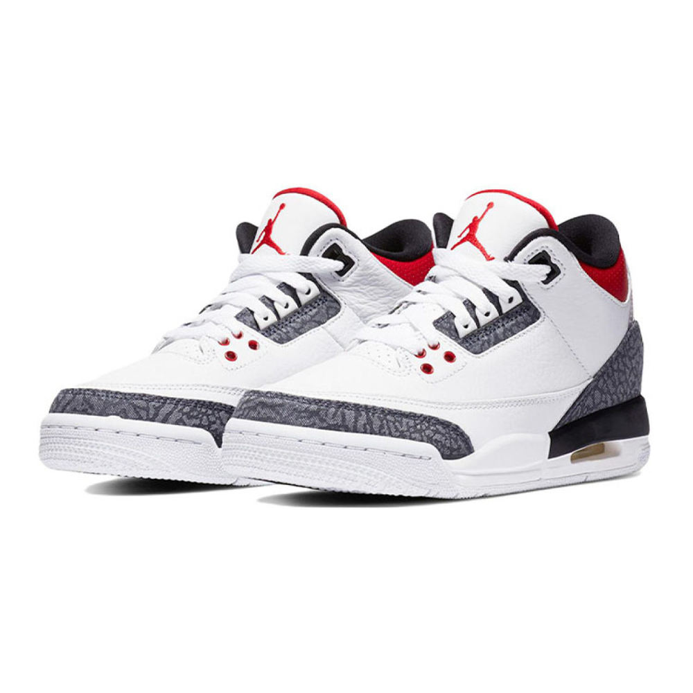 Кроссовки Air Jordan 3 Retro Denim SE GS Fire Red
