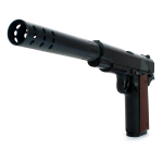 Пистолет с мягк.пулями, коробка YS1911-1