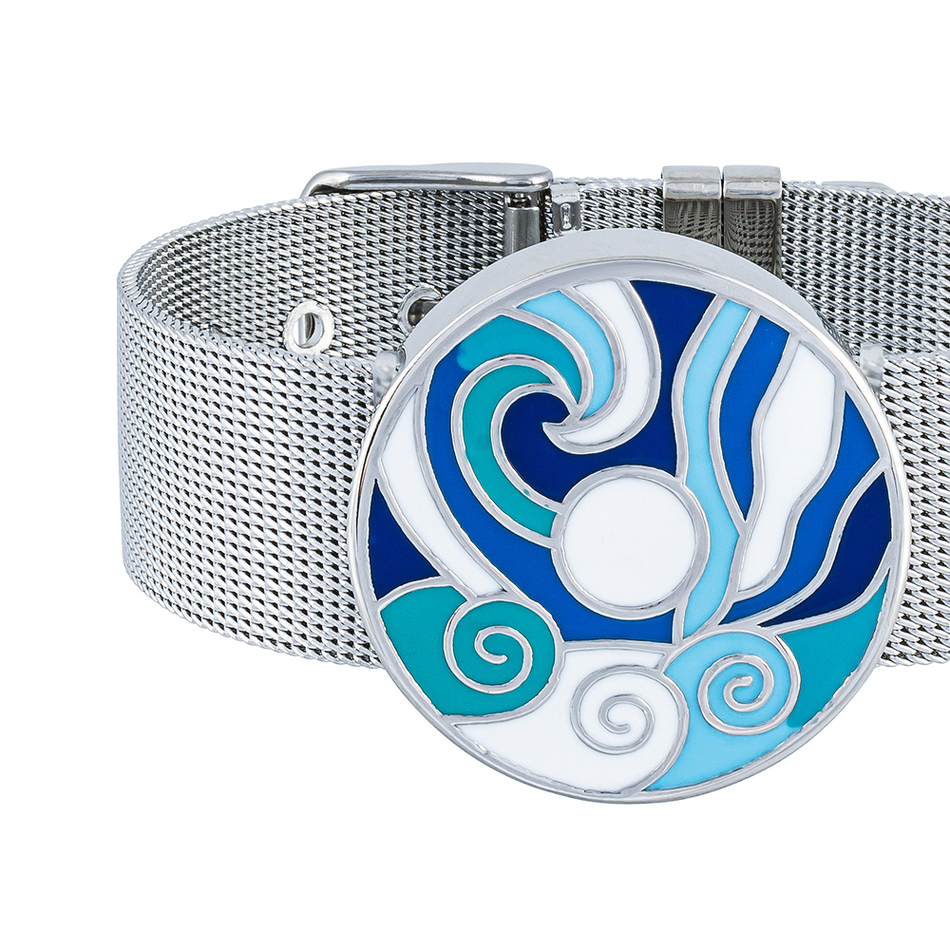 Браслет Fiore Luna на металлическом ремешке CB13784-1 S