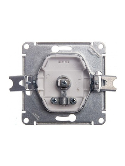 Розетка телевизионная проходная TV 1-м СП Glossa 4дБ механизм бел. SE GSL000192