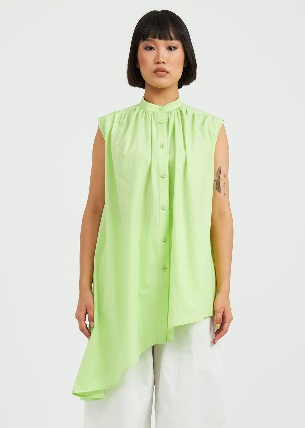Топ рубашка ADILI зеленый, размер L/XL