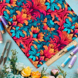 Ткань премиум таффета туманные отражения вечности