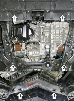 Защита двигателя и кпп для DFSK Fengon Ix7 Motodor.78610