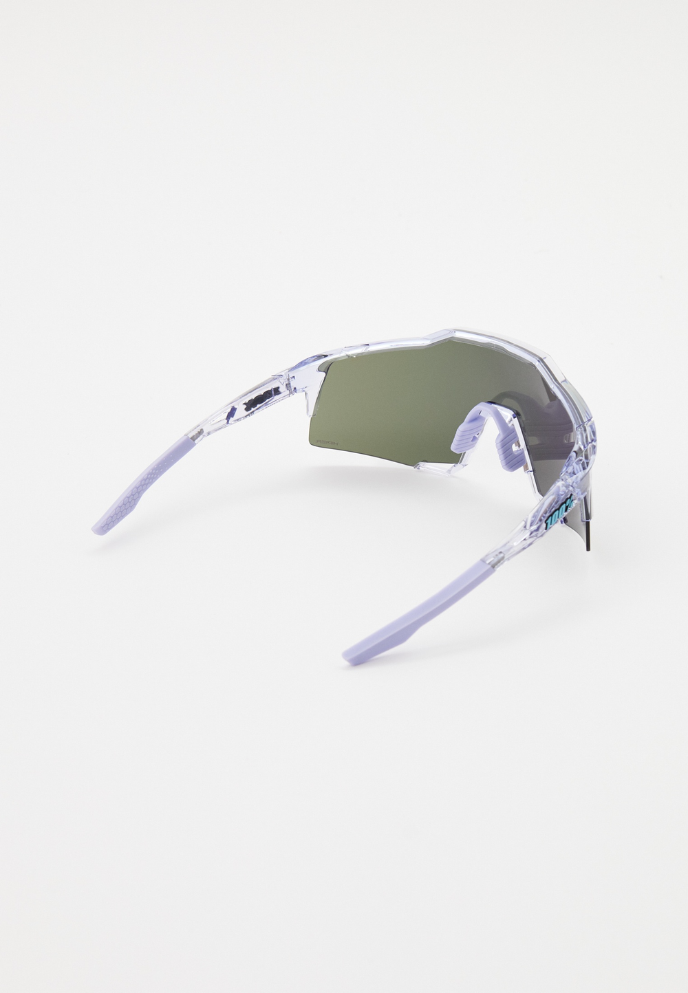 Спортивные очки с диоптриями 100% SPEEDCRAFT Polished Translucent Lavender - HiPER Lavender Mirror Lens