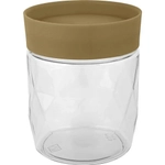 Банка для сыпучих продуктов Plast Team Stockholm 0,5л шоколадный мокко