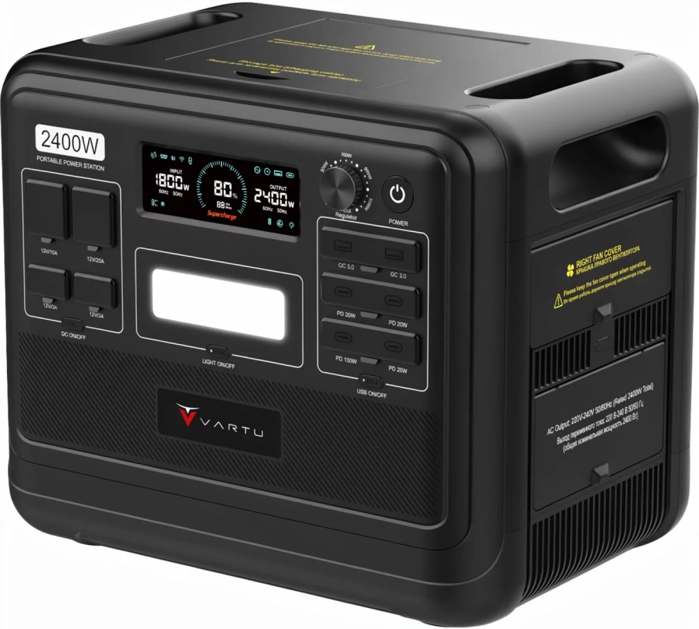 Портативная электростанция VARTU AC2400 2400W