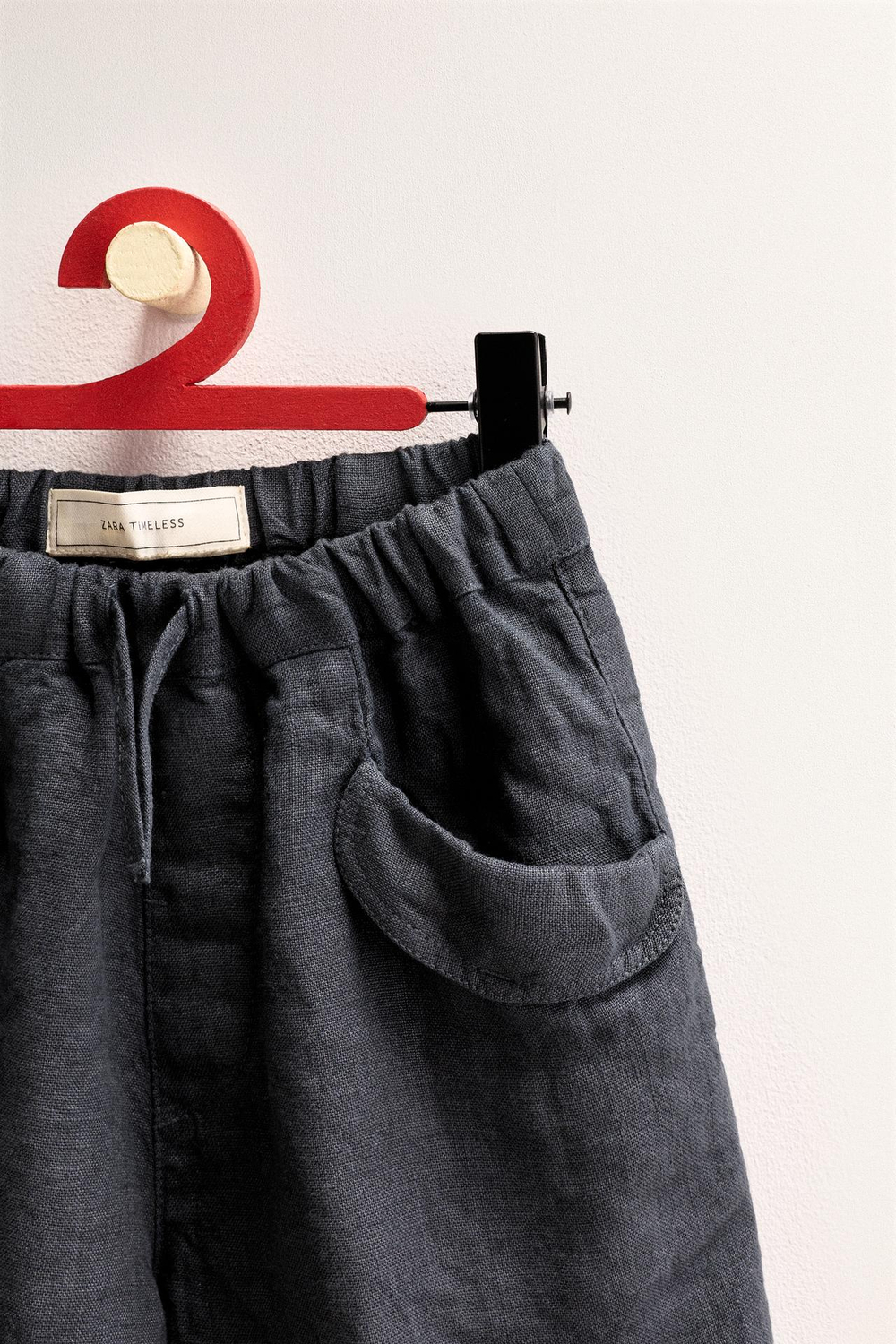 ZARA TIMELESS - ЛЬНЯНЫЕ БЕРМУДЫ, АНТРАЦИТОВО-СЕРЫЙ