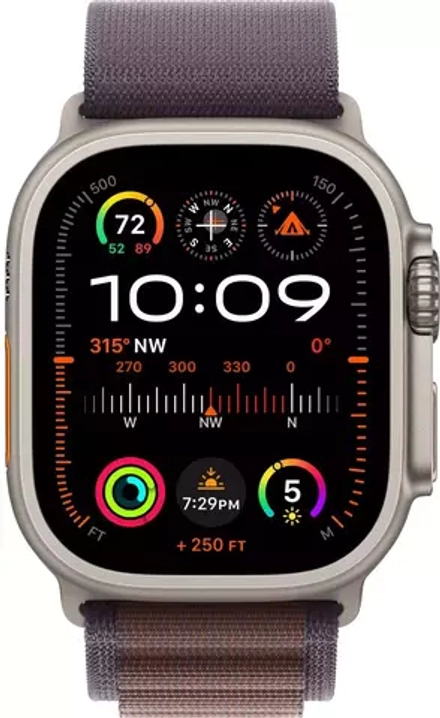 Умные часы Apple Watch Ultra 2 49 мм Titanium Case GPS + Cellular, Indigo Alpine Loop L