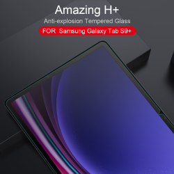 Антибликовое закаленное стекло от Nillkin для планшета Samsung Galaxy Tab S9+ и S9 FE+, толщина 0,3мм, серия Anti-Explosion Glass Screen Protector