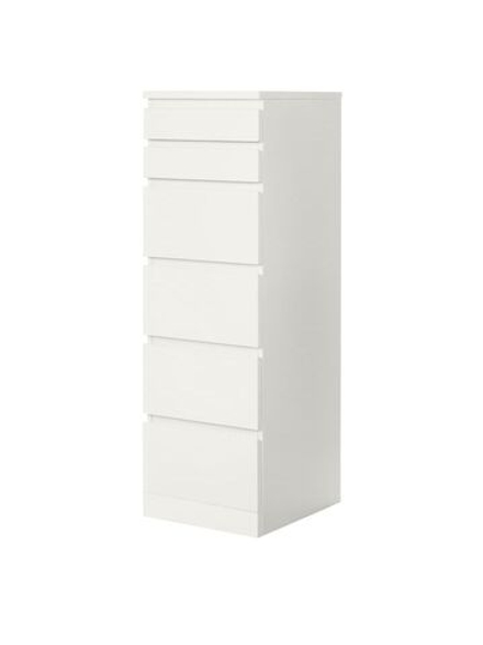 Комод Икеа Мальм 6 ящиков, 40 см