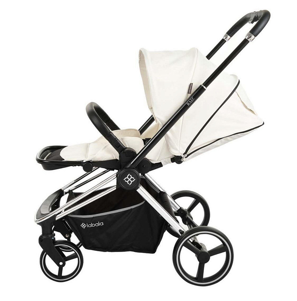 Коляска 2 в 1 Labala Raiz Lite White