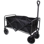 Тележка садовая складная 4 колеса 94*53*54/99см. черная