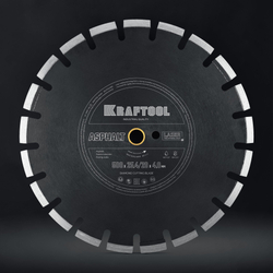 KRAFTOOL ASPHALT 500 мм (25.4/20 мм, 12х4.0 мм), алмазный диск (36687-500)