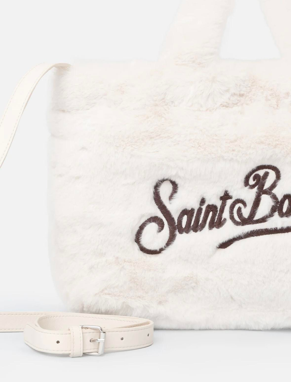 Сумка Saint Barth FUR белый мех