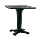 Стол "Прованс" квадратный 70*70 на 1 ножке, цвет темно-зеленый