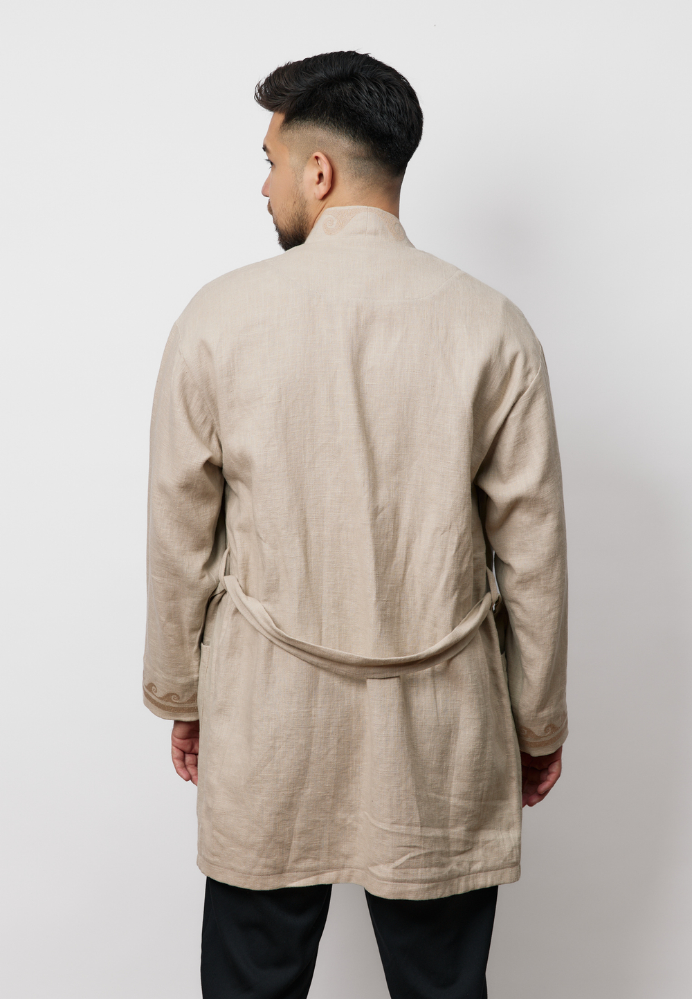 Шапан льняной OYU TOLQYN BEIGE