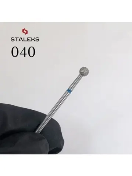 Фреза алмазная шар синяя диаметр 4 мм