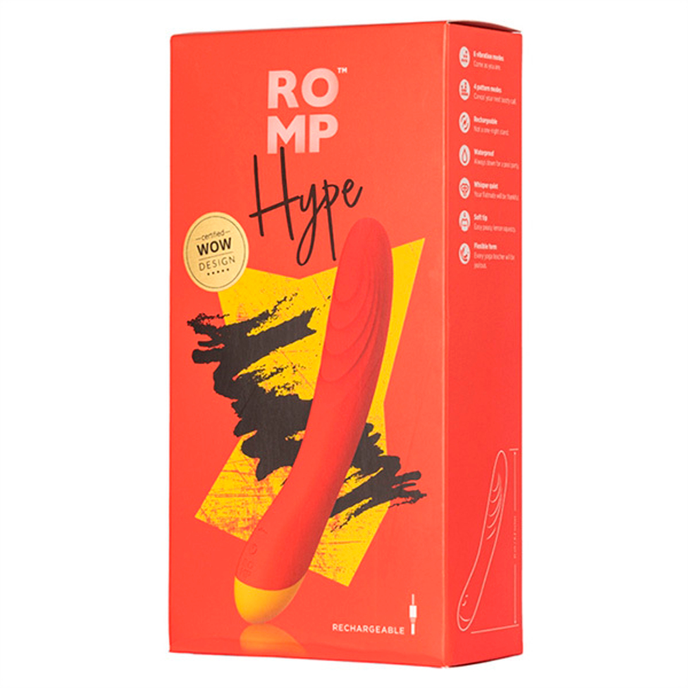 Вибратор 21см для точки G Romp Hype G-spot Vibrator RPVBSGX