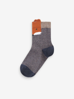 Носки хлопковые для мальчика Next 841-034, 7 шт., Серый, Зеленый, Кирпичный