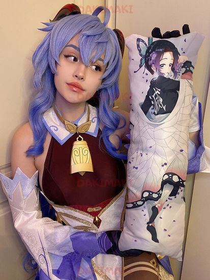 Мини дакимакура Шинобу Кочо из Клинок, рассекающий демонов арт. M0436, 60х20 см