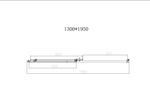 Душевая дверь Слим-Н (Slim-N) VDS-4SN130CLG, 1300, брашированное золото, стекло прозрачное