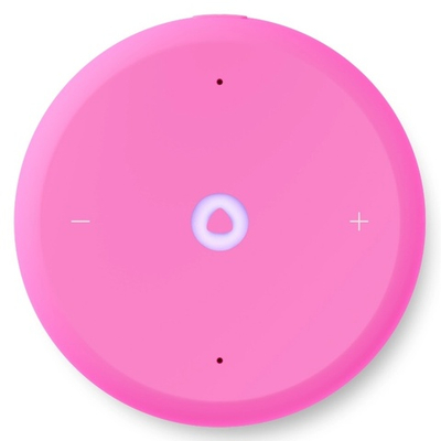 Умная колонка Yandex Станция Лайт 2 Алиса розовый 6W 1.0 BT/Wi-Fi 10м (YNDX-00026PNK)