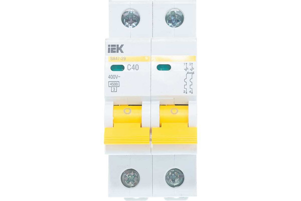 Автоматический выключатель ВА47-29 2Р 40А 4,5кА С IEK