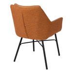 Стул Bergenson Bjorn Allar, экокожа, рогожка, коричневый