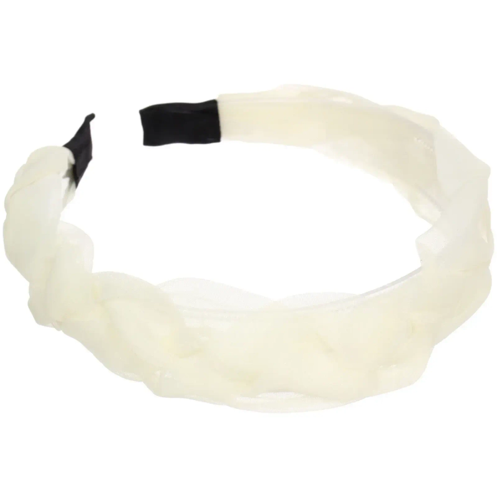 Ободок для волос «МАРЦИПАН», мальта, ширина 3см, микс 6 цветов ( в пакете с подвесом)