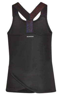 Футболка для девочки теннисная Adidas Y-Tank Primeblue - black