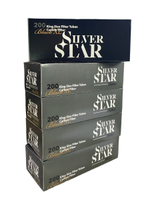 Гильзы для сигарет "Silver Star" Carbon Black XL 24мм 5х200шт (Комплект)